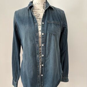Women’s Denim Shirt - Blue Medium